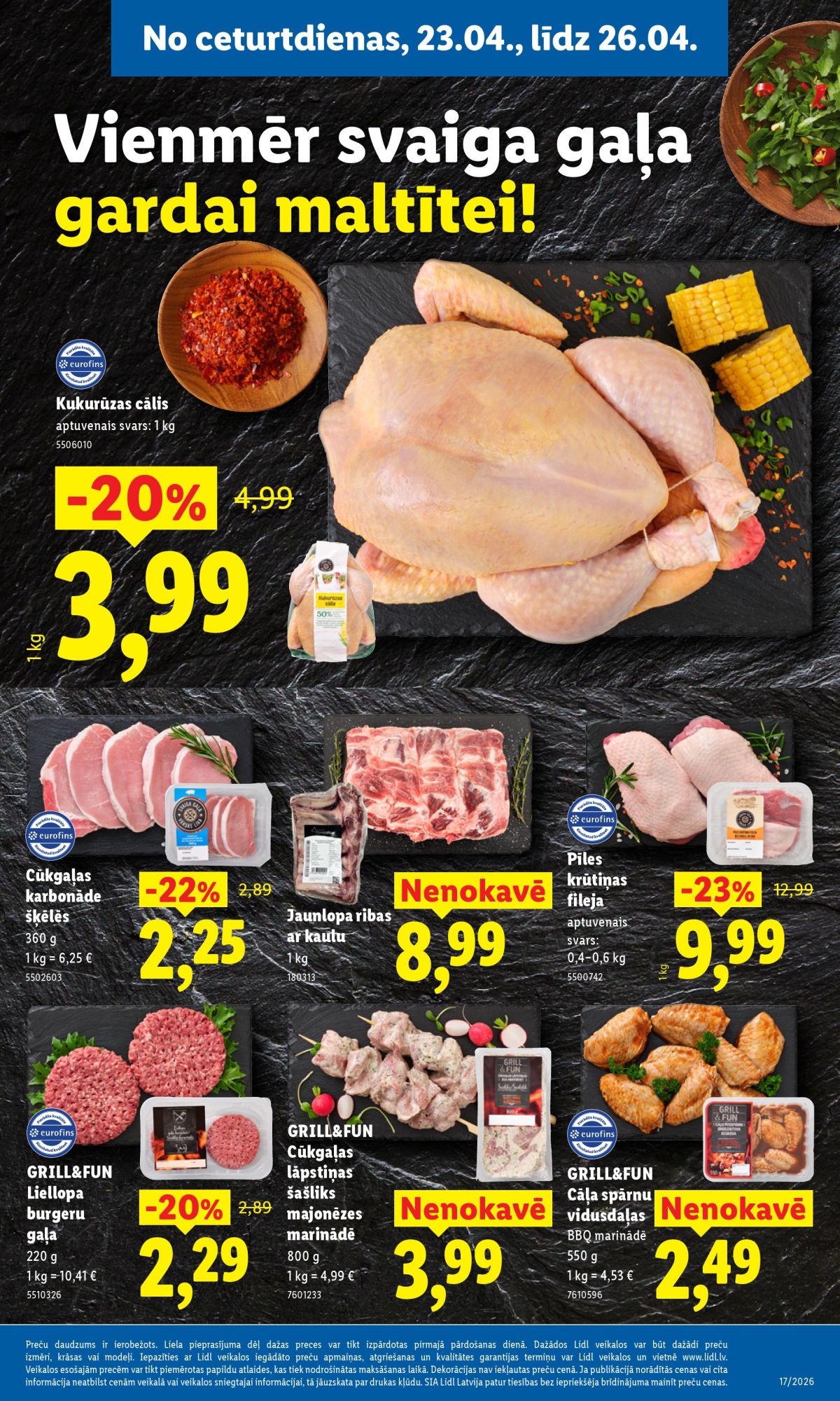 lidl - LIDL - Aktuālais akciju buklets (20.04.2026 - 26.04.2026) - page: 23