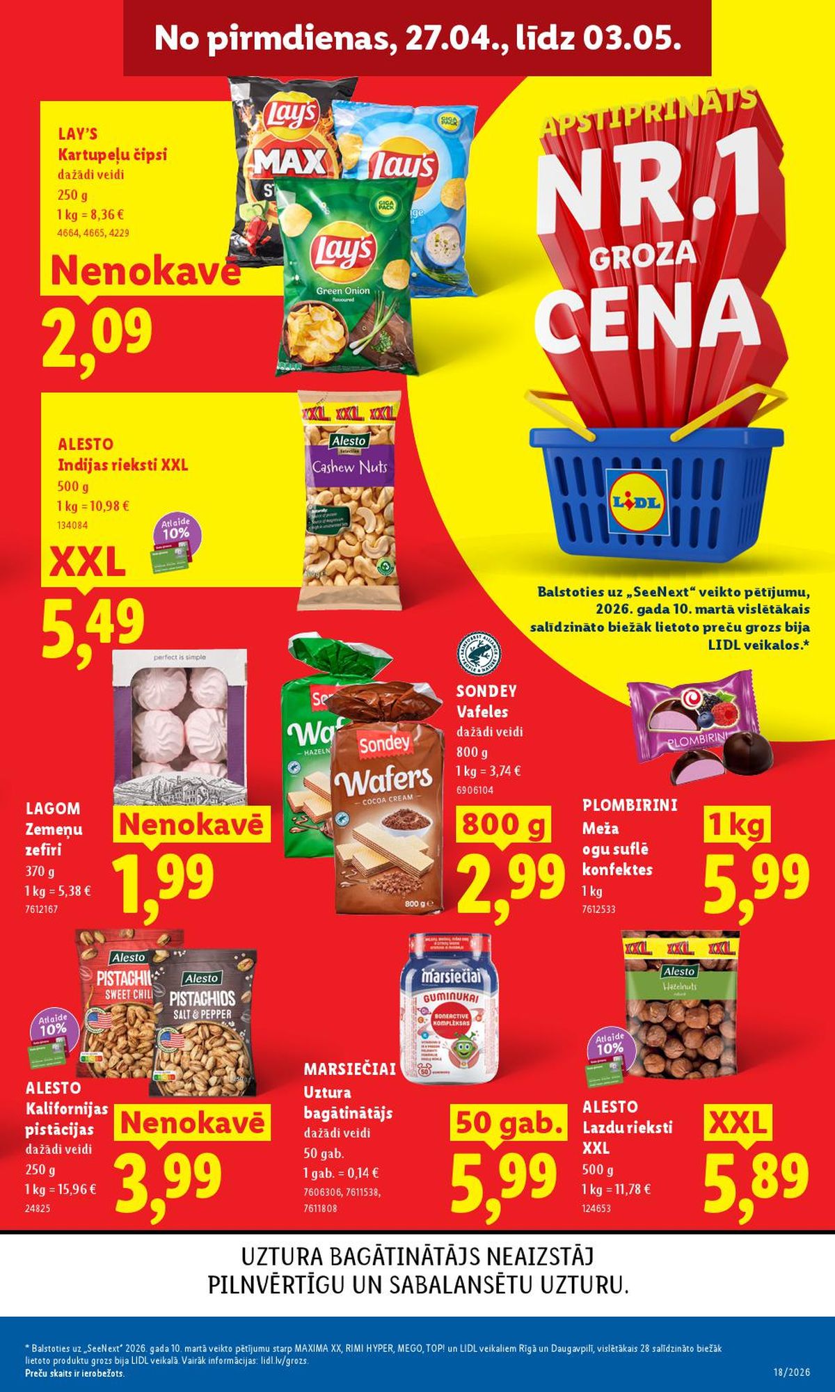 lidl - LIDL - Aktuālais akciju buklets (27.04.2026 - 03.05.2026) - page: 8