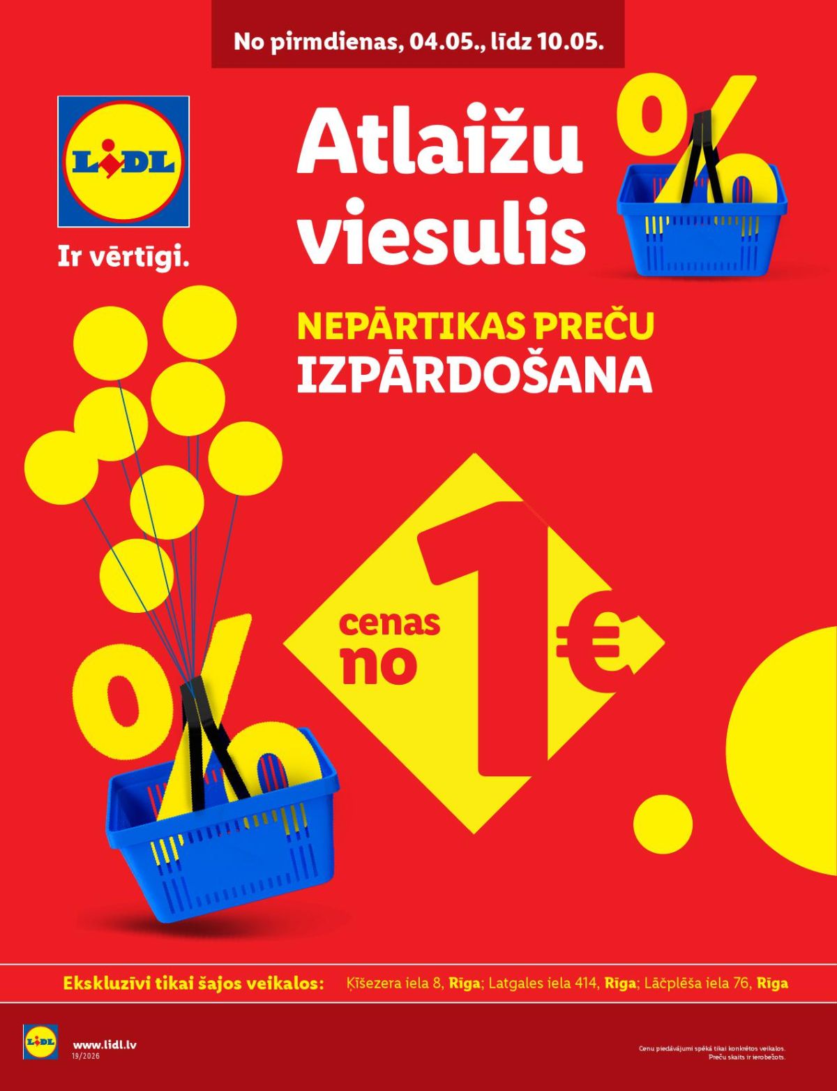 lidl - LIDL - Atlaižu viesulis (04.05.2026 - 10.05.2026)