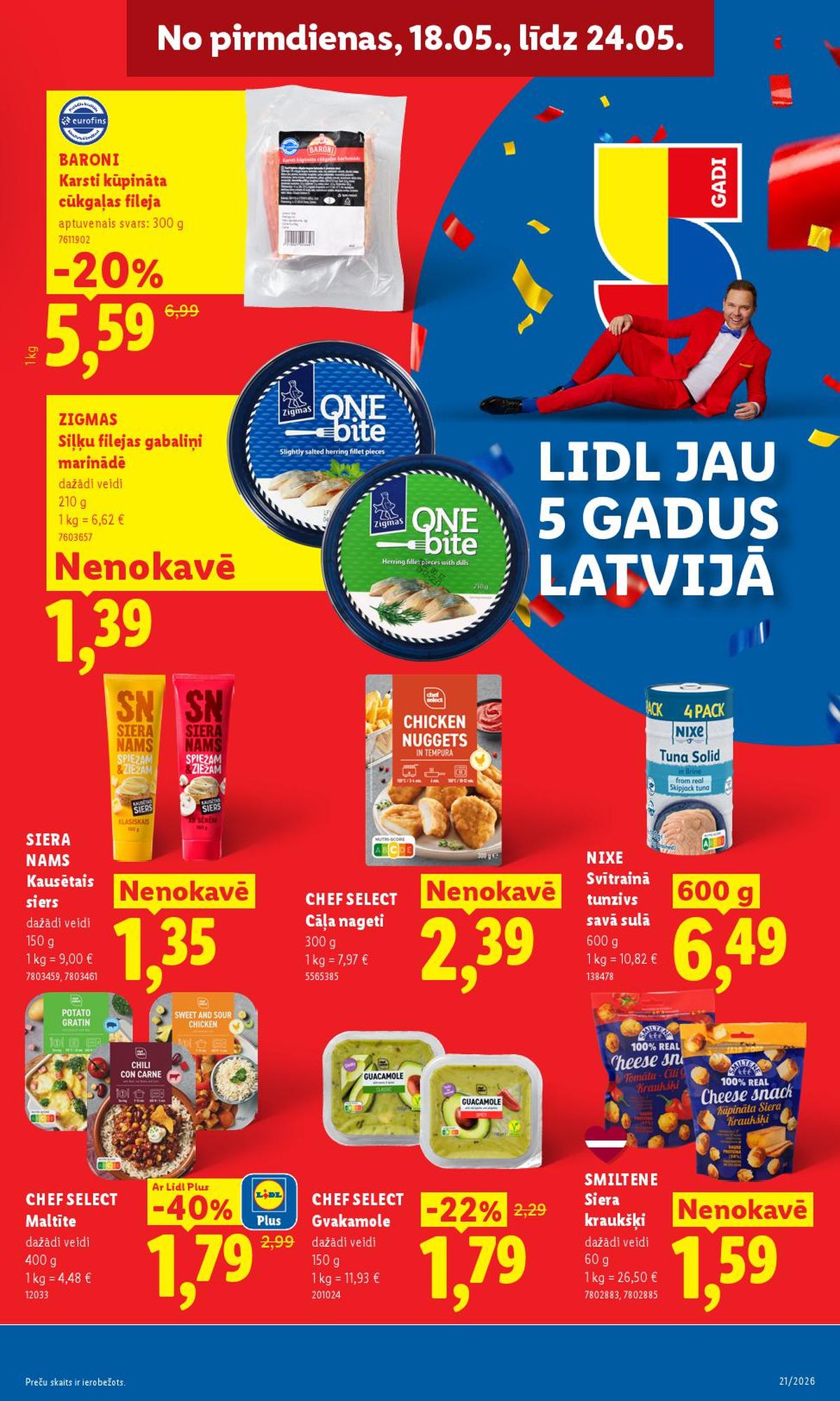 lidl - LIDL - Aktuālais akciju buklets (18.05.2026 - 24.05.2026) - page: 6