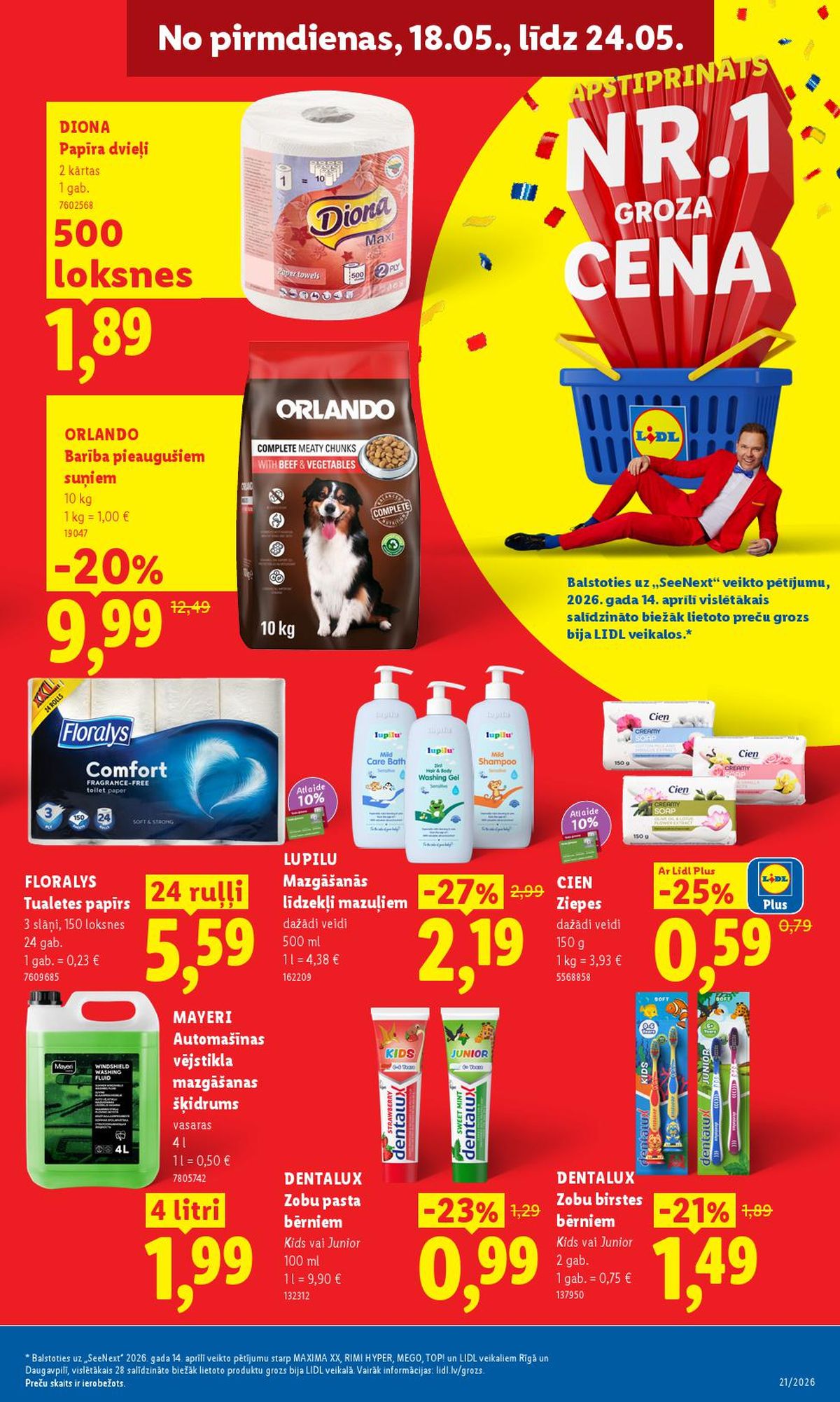 lidl - LIDL - Aktuālais akciju buklets (18.05.2026 - 24.05.2026) - page: 12