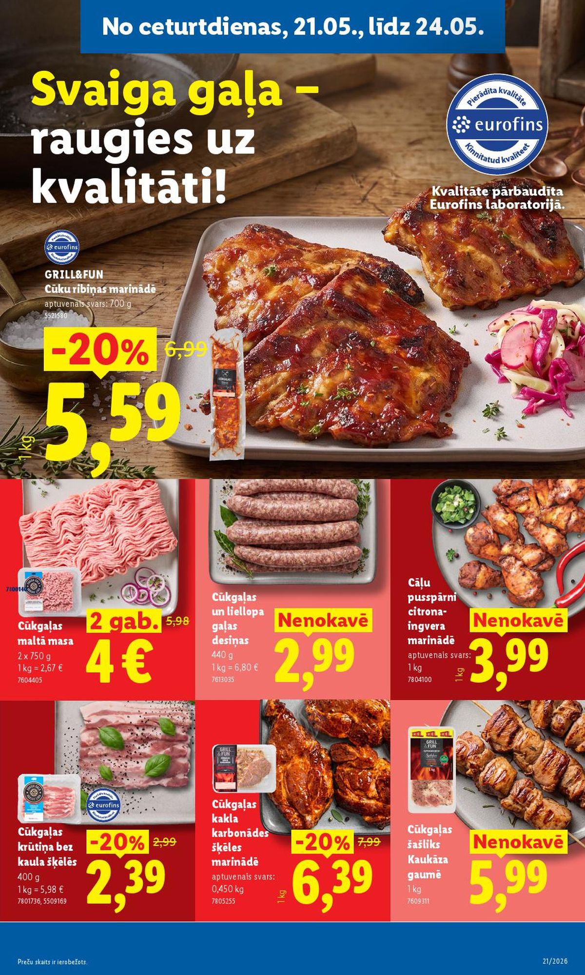 lidl - LIDL - Aktuālais akciju buklets (18.05.2026 - 24.05.2026) - page: 21