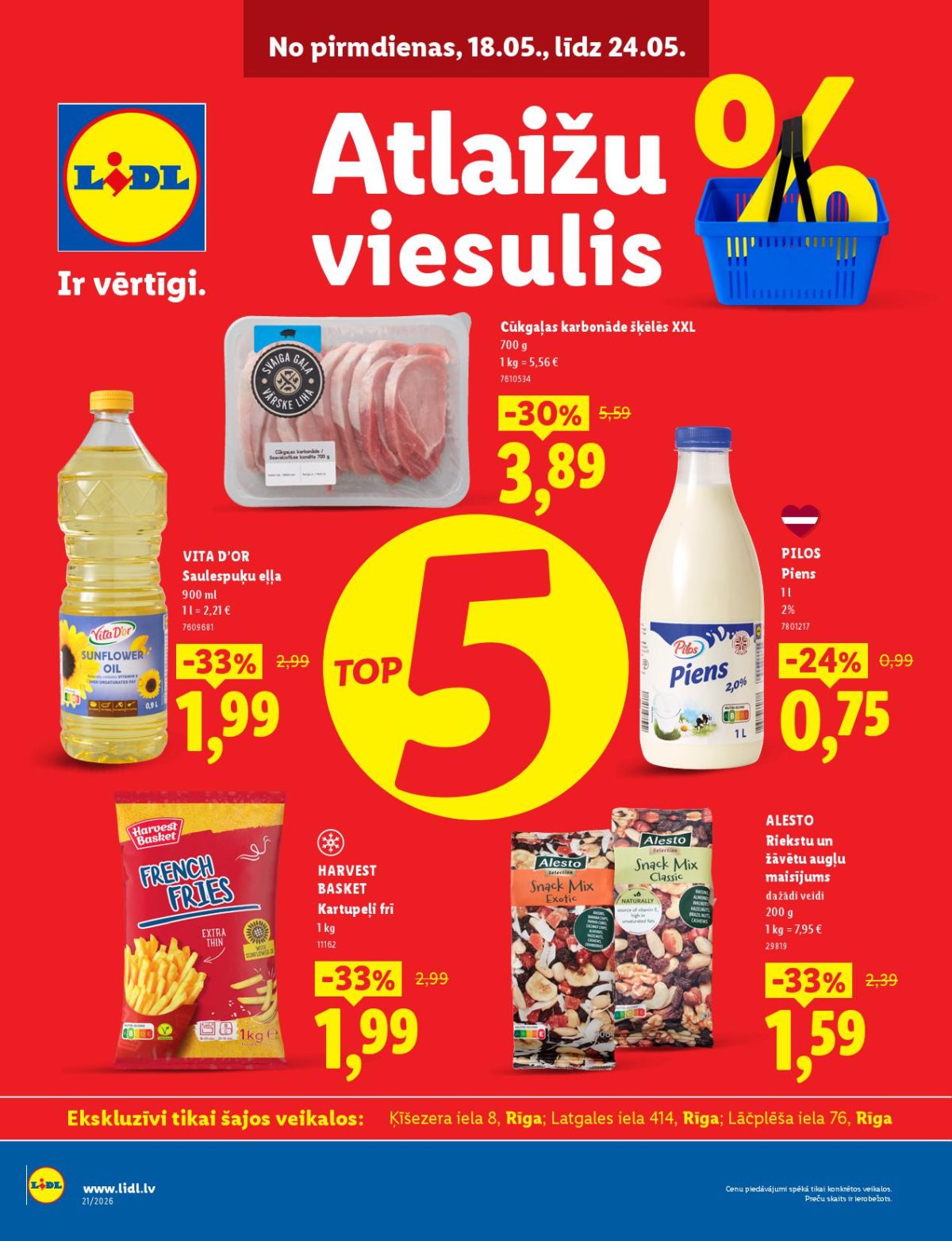 lidl - LIDL - Atlaižu viesulis (18.05.2026 - 24.05.2026) - page: 1