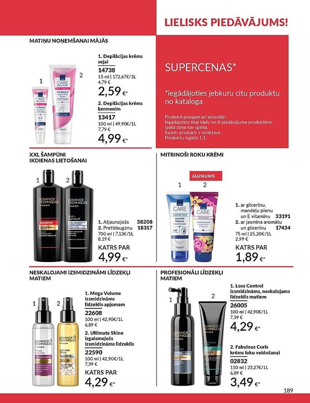 avon - AVON - Katalogs (01.05.2025 - 31.05.2025) - page: 189