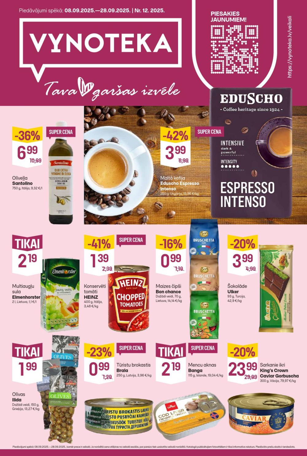 vynoteka - VYNOTEKA (08.09.2025 - 28.09.2025)