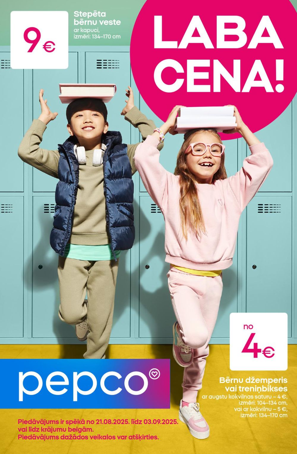 pepco - PEPCO - Zemo cenu skola (21.08.2025 - 03.09.2025)