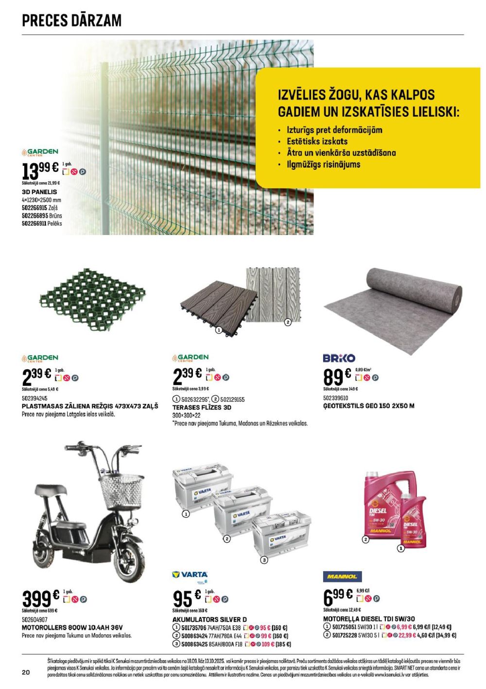 k-senukai - K SENUKAI (18.09.2025 - 13.10.2025) - page: 20