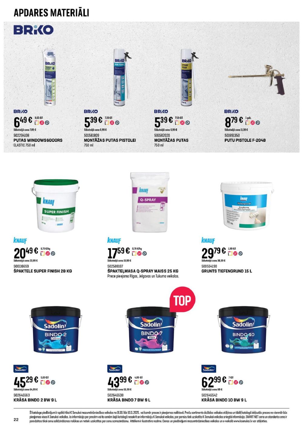 k-senukai - K SENUKAI (16.10.2025 - 10.11.2025) - page: 22