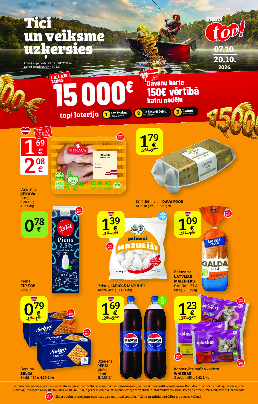 top - top! jaunie bukleti  (2026-10-07 - 2026-10-20)