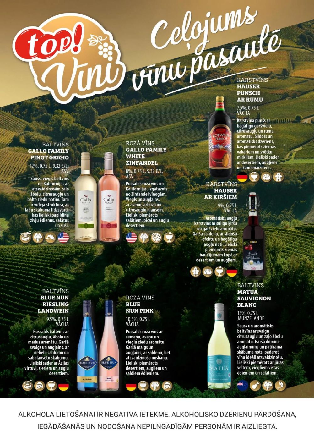 top - TOP! - Vīnu dienas (26.11.2025 - 16.12.2025) - page: 2