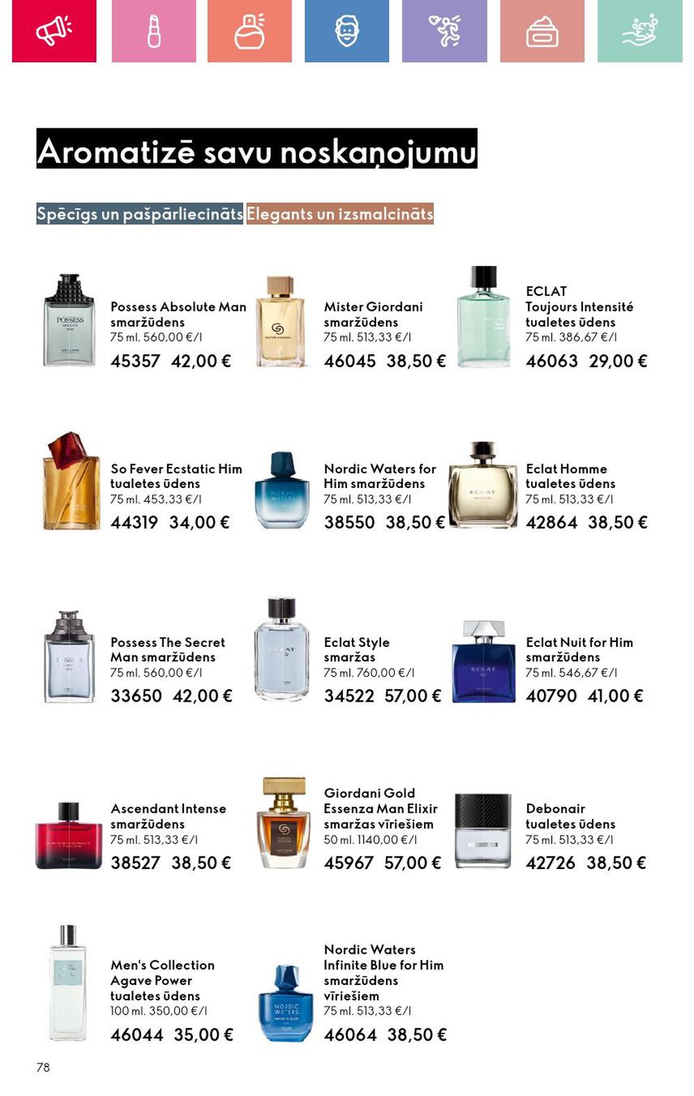 oriflame - ORIFLAME - Katalogs 8 (01 06 2025 - 21 06 2025) - page: 78 oriflame - ORIFLAME - Katalogs 8 (01 06 2025 - 21 06 2025) - page: 78