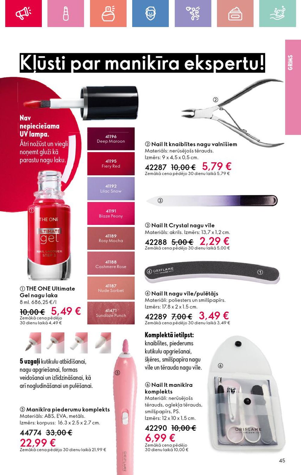 oriflame - ORIFLAME - Katalogs 10 (13.07.2025 - 02.08.2025) - page: 45