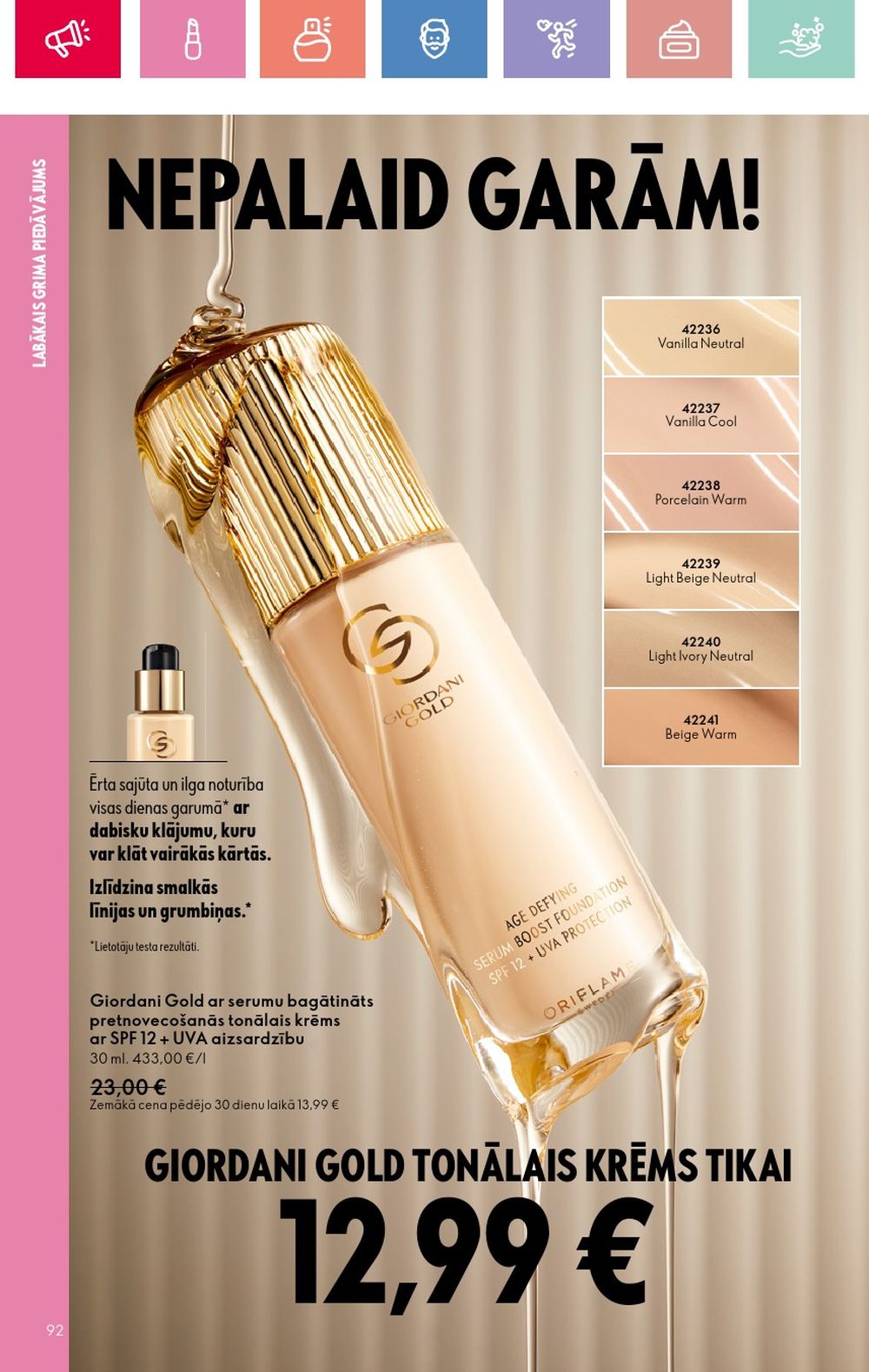 oriflame - ORIFLAME - Katalogs 11 (03.08.2025 - 23.08.2025) - page: 92