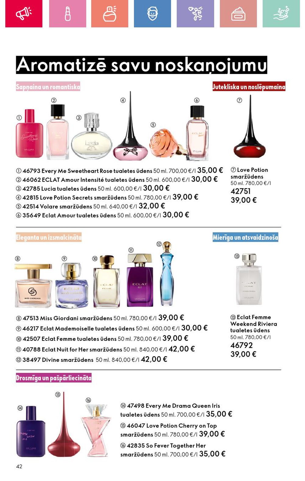 oriflame - ORIFLAME - Katalogs 12 (24.08.2025 - 13.09.2025) - page: 42