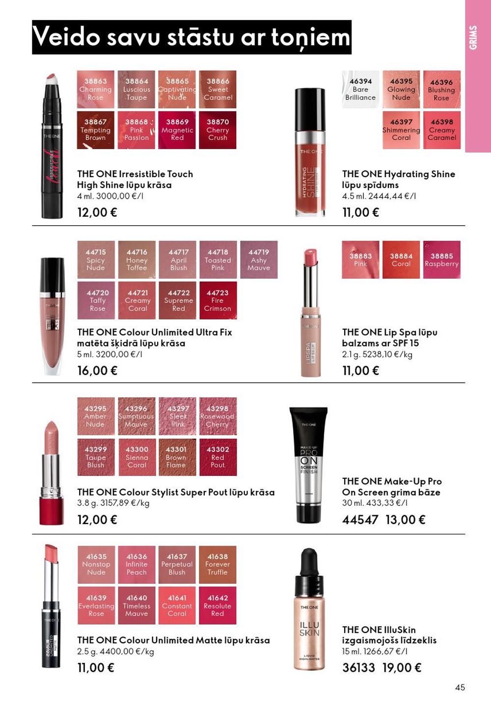 oriflame - ORIFLAME - Katalogs 14 (08.10.2025 - 28.10.2025) - page: 45