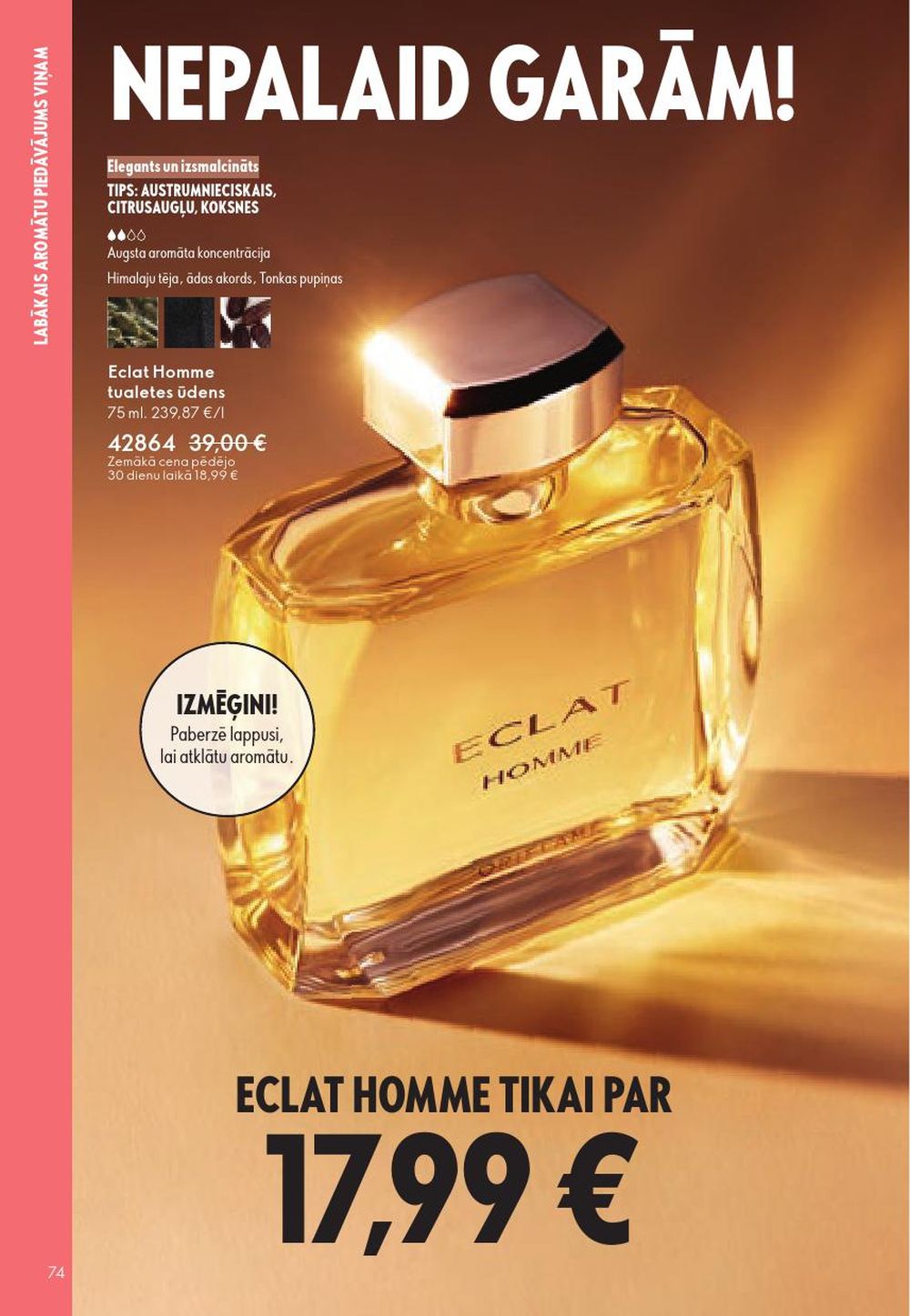oriflame - ORIFLAME - Katalogs 15 (29.10.2025 - 18.11.2025) - page: 74