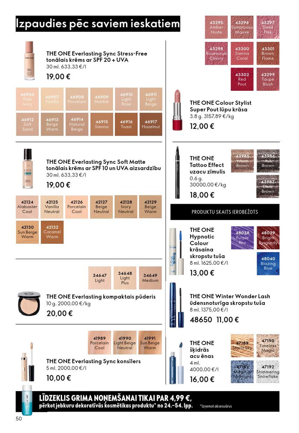 oriflame - ORIFLAME - Katalogs 1 (31.12.2025 - 27.01.2026) - page: 50