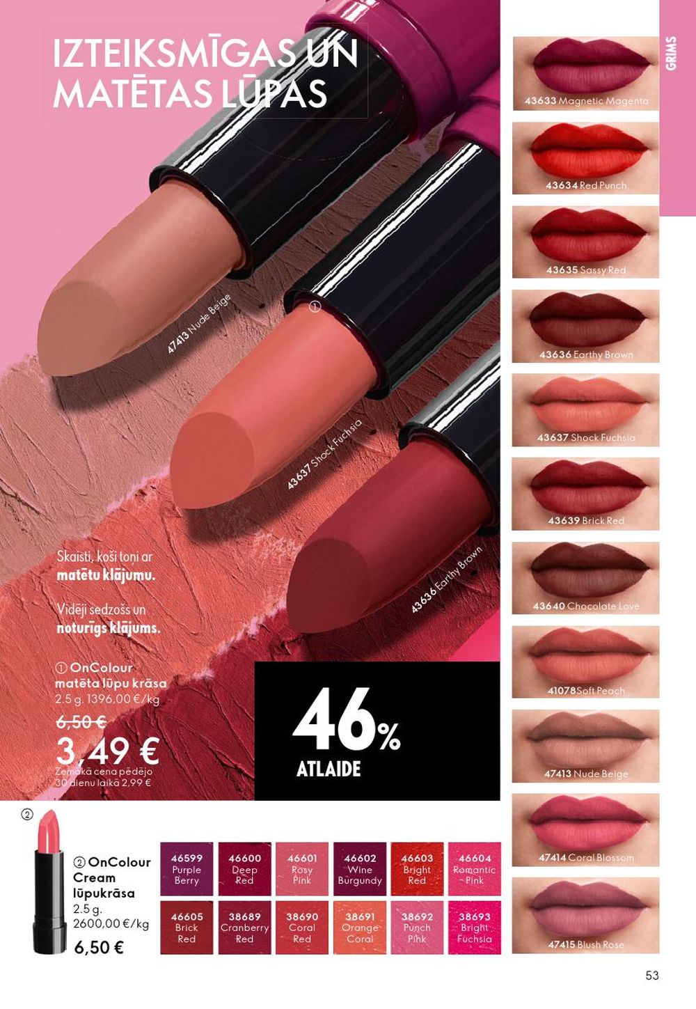oriflame - ORIFLAME - Katalogs 1 (31.12.2025 - 27.01.2026) - page: 53