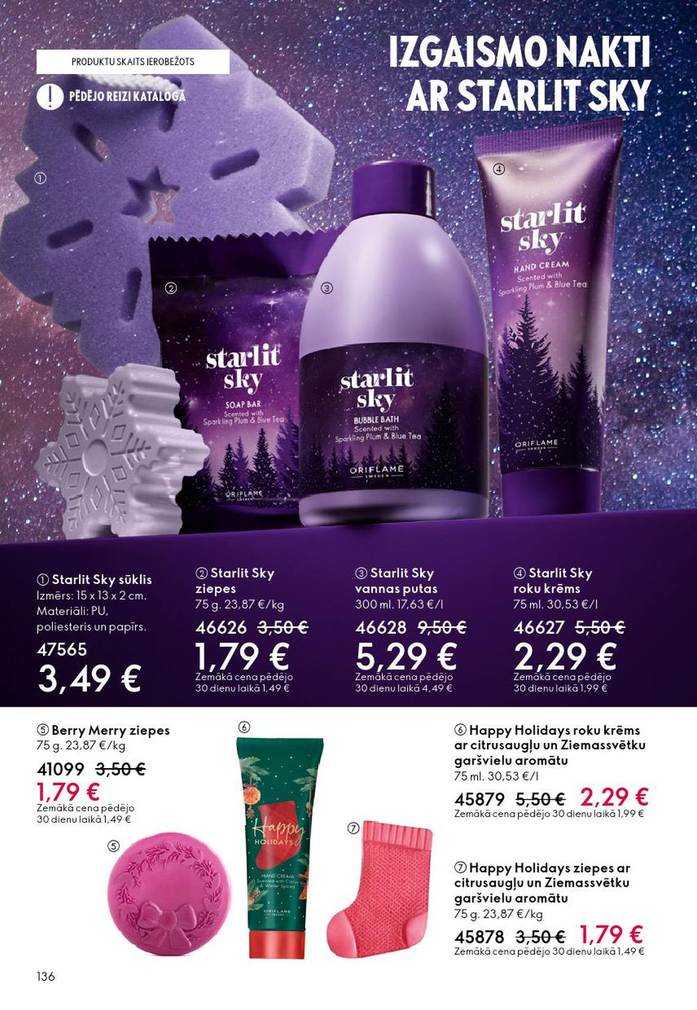 oriflame - ORIFLAME - Katalogs 1 (31.12.2025 - 27.01.2026) - page: 136