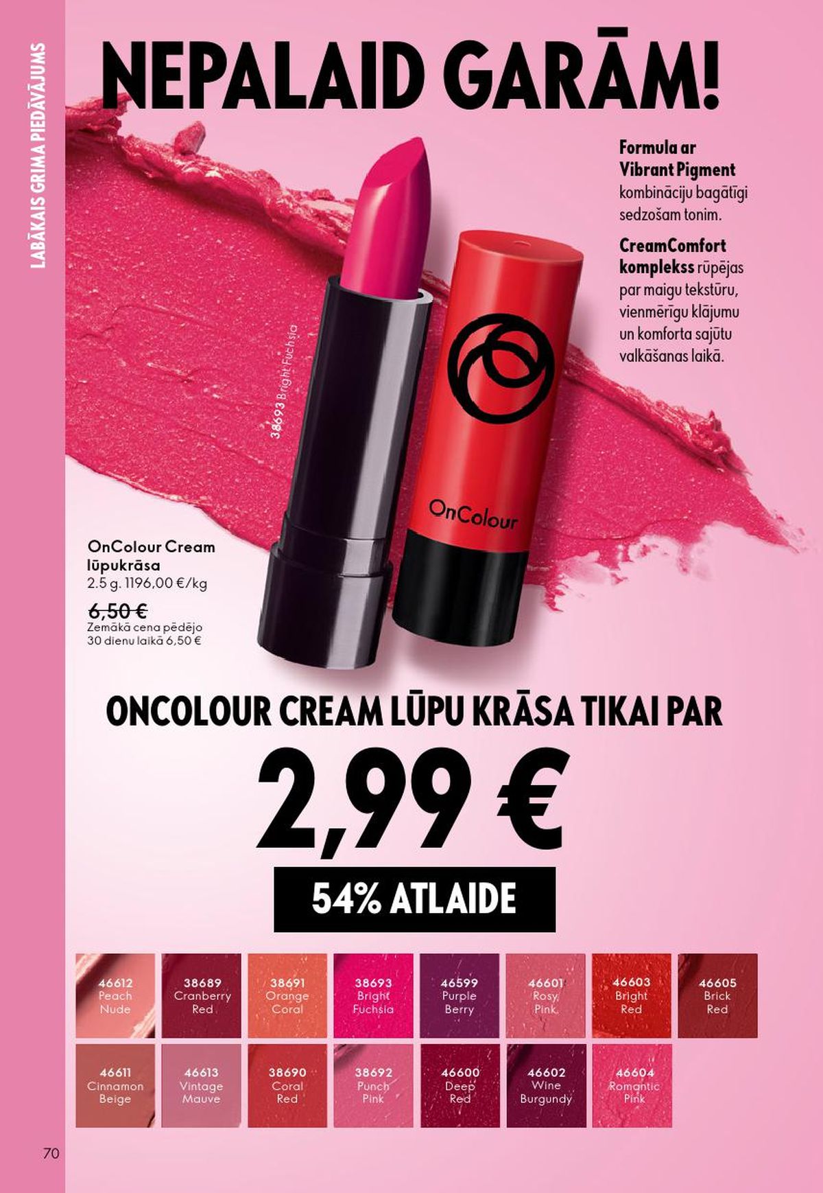 oriflame - ORIFLAME - Katalogs 3 (18.02.2026 - 10.03.2026) - page: 70