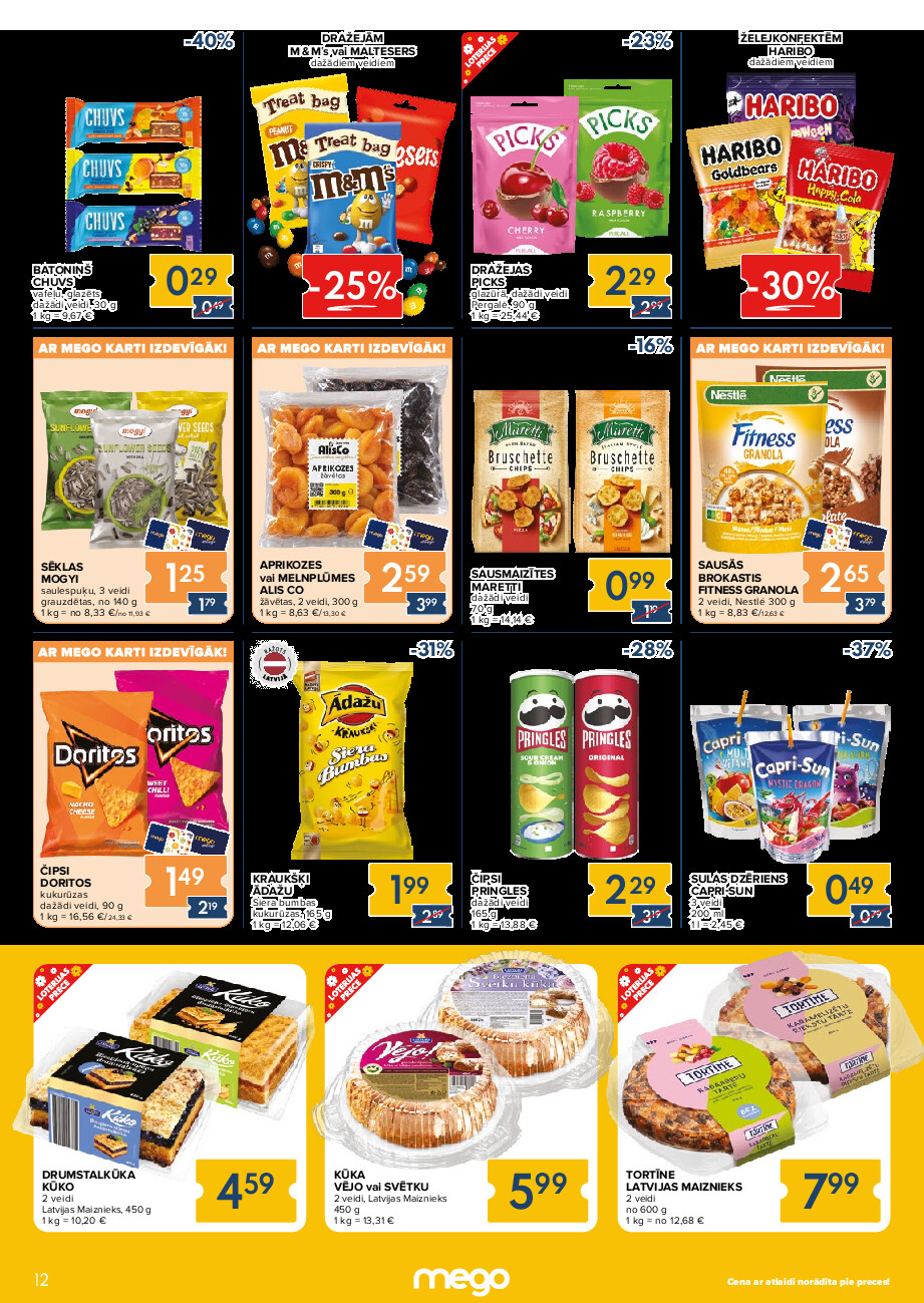 mego - Kas labs šonedēļ? Buklets Nr. 43 (2026-10-19 - 2026-10-25) - page: 12