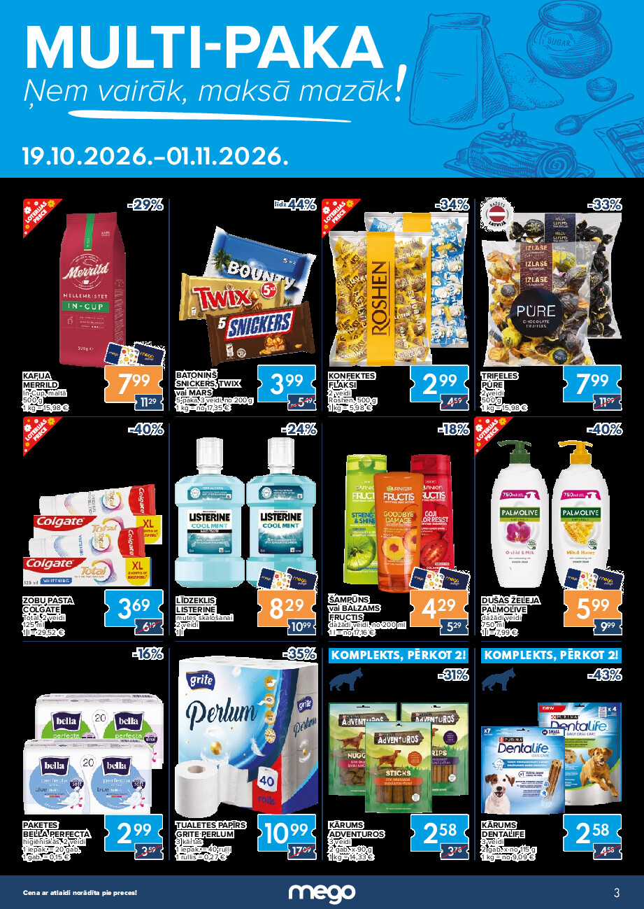 mego - Kas labs šonedēļ? Buklets Nr. 43 (2026-10-19 - 2026-10-25) - page: 3