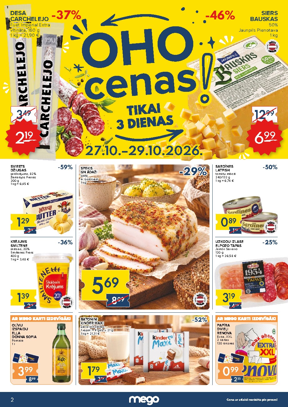 mego - Kas labs šonedēļ? Buklets Nr.44 (2026-10-26 - 2026-11-01) - page: 2