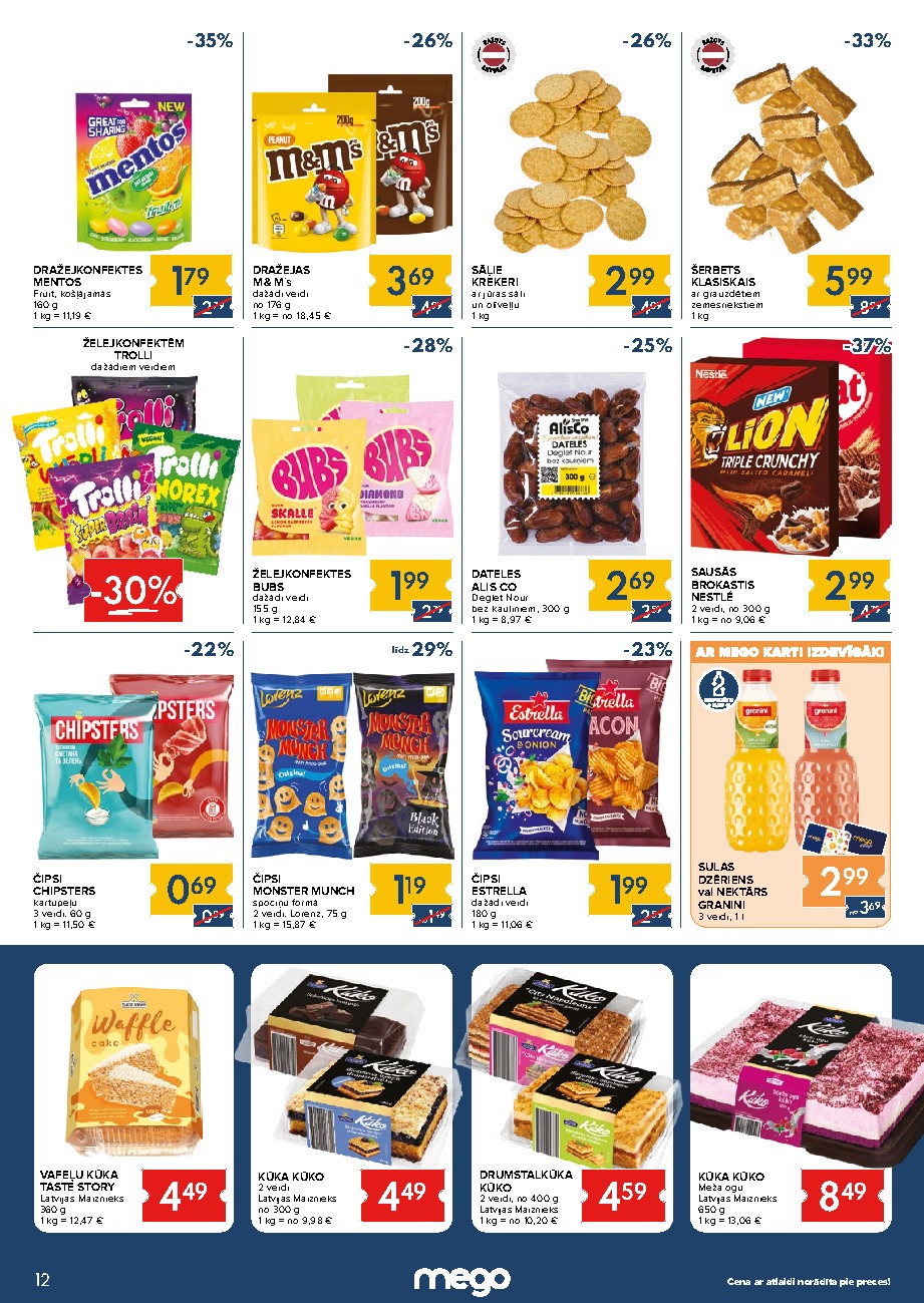 mego - Kas labs šonedēļ? Buklets Nr.44 (2026-10-26 - 2026-11-01) - page: 12