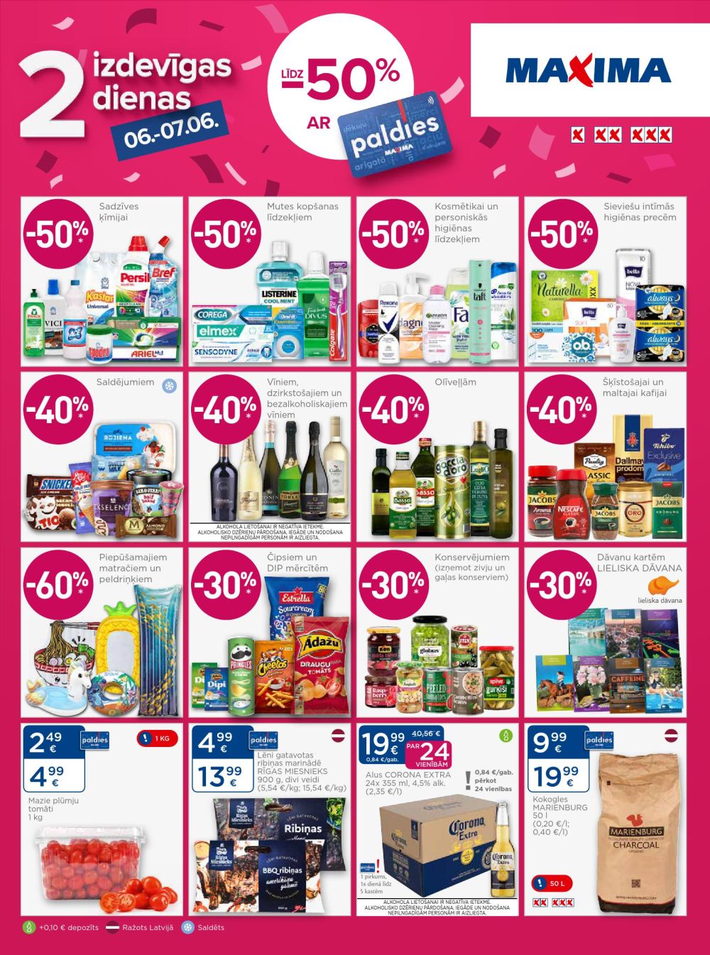maxima - MAXIMA - 2 izdevīgas dienas (06.06.2024 - 07.06.2025)
