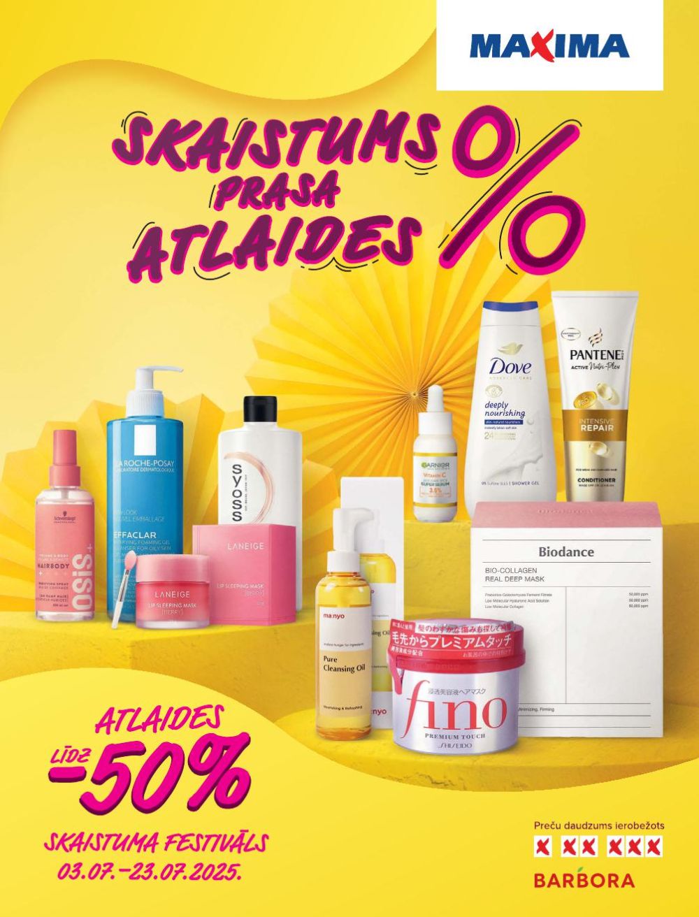 maxima - MAXIMA - Skaistuma Festivāls (03.07.2025 - 23.07.2025)
