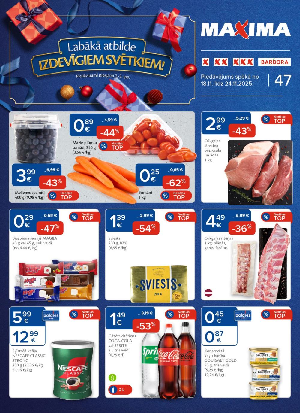 maxima - MAXIMA X XX XXX (18.11.2025 - 24.11.2025)