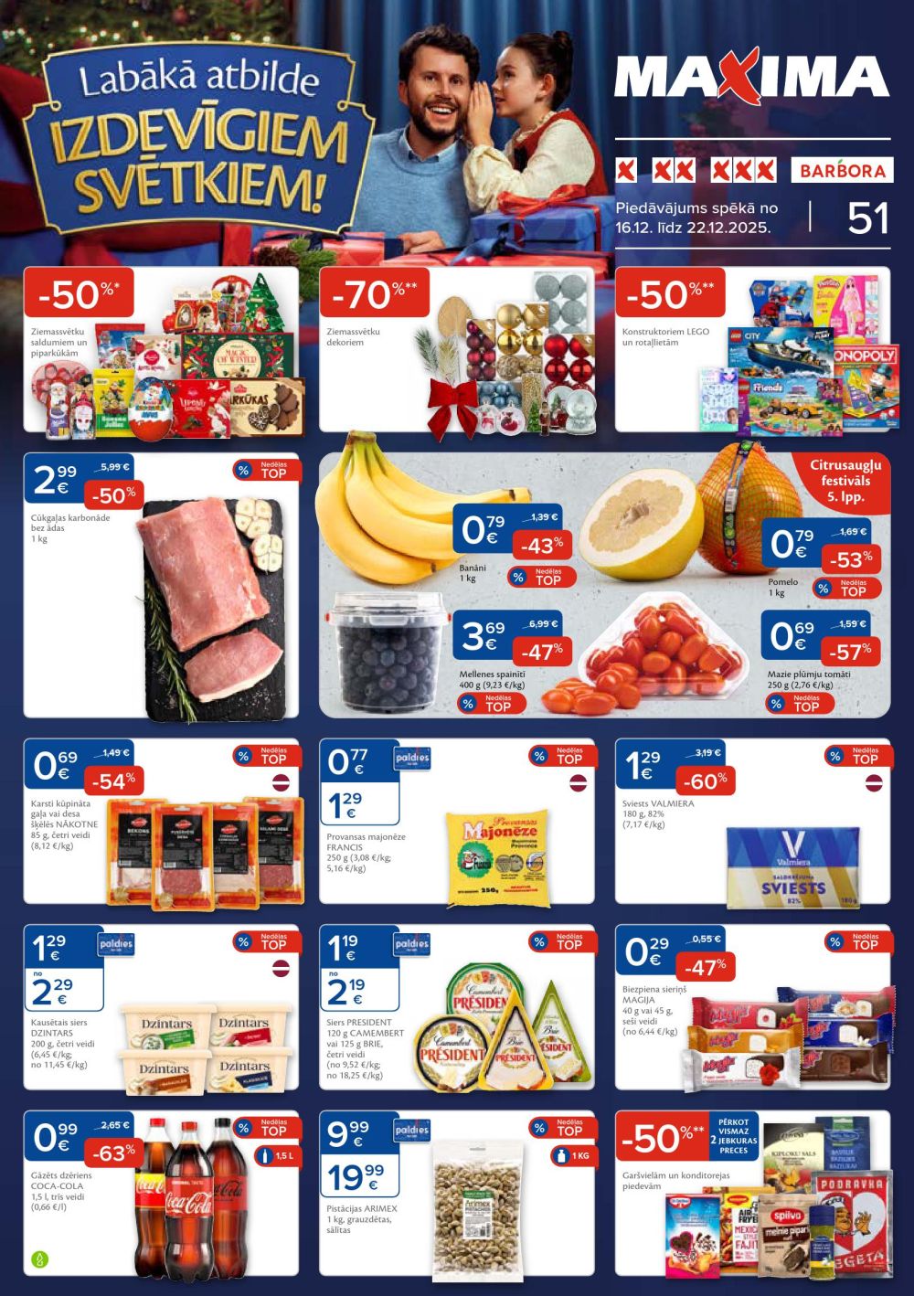maxima - MAXIMA X XX XXX (16.12.2025 - 22.12.2025)