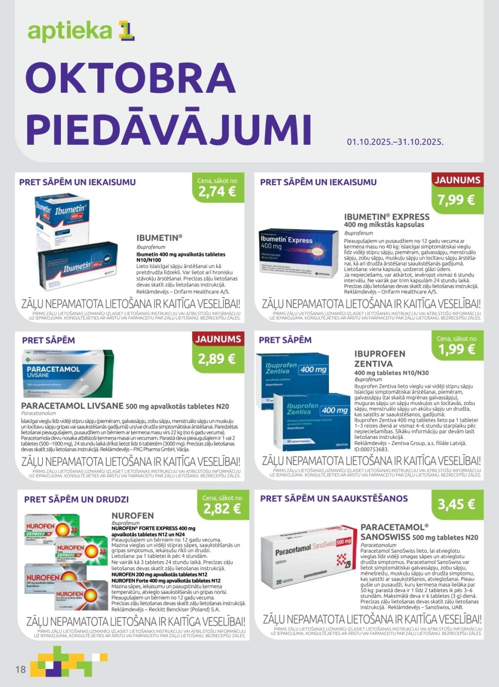 aptieka1 - APTIEKA1 (01.10.2025 - 31.10.2025) - page: 18