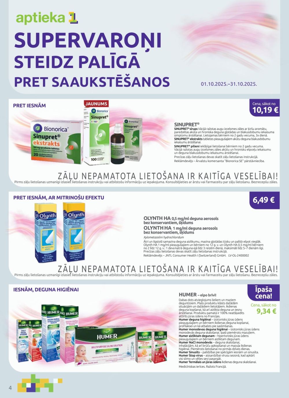 aptieka1 - APTIEKA1 (01.10.2025 - 31.10.2025) - page: 4