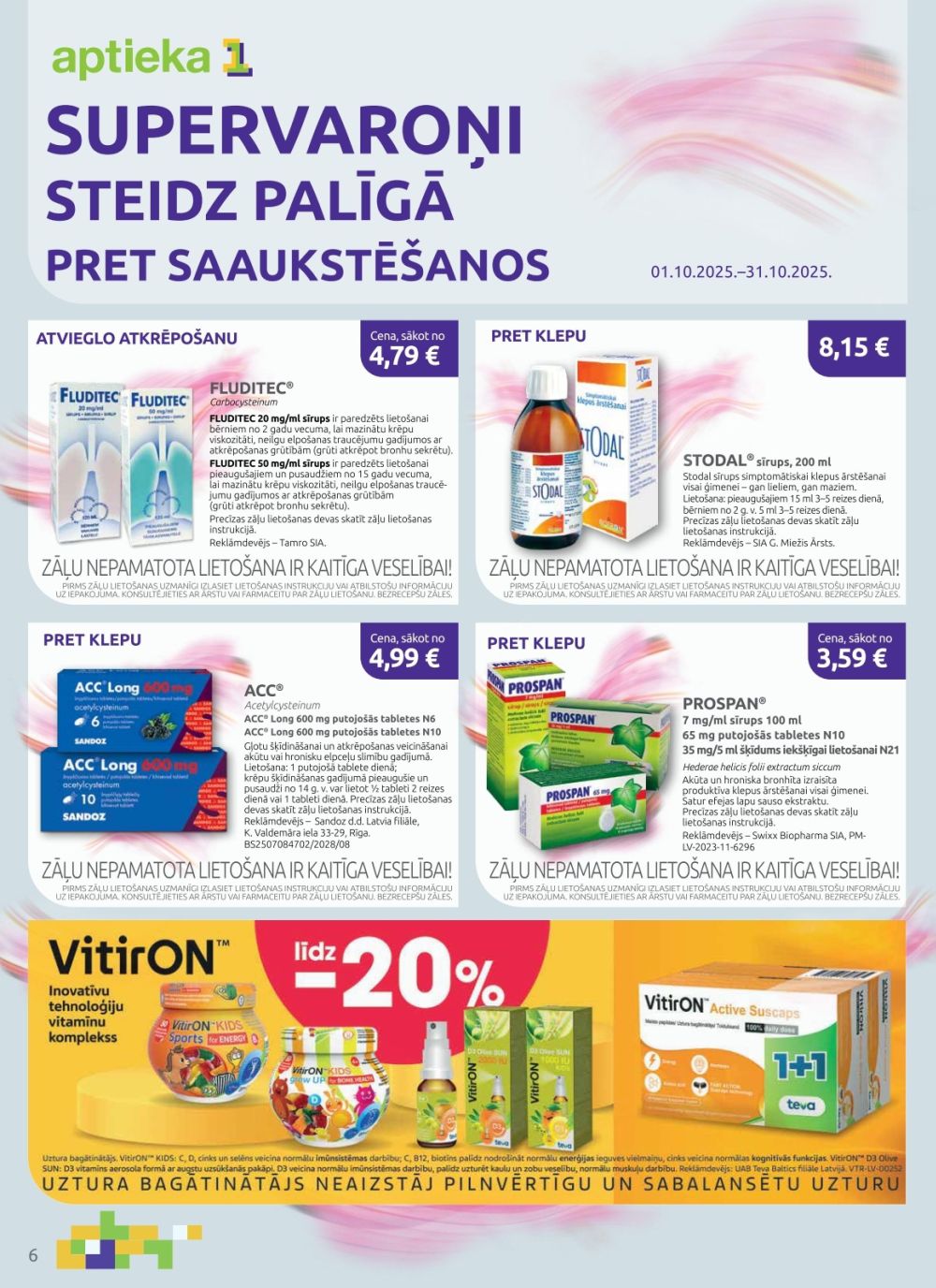 aptieka1 - APTIEKA1 (01.10.2025 - 31.10.2025) - page: 6