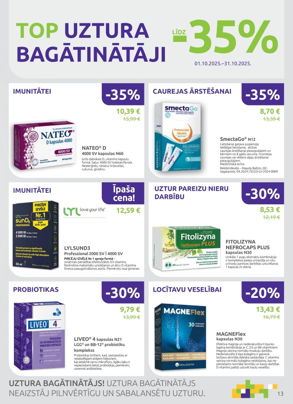 aptieka1 - APTIEKA1 (01.10.2025 - 31.10.2025) - page: 13