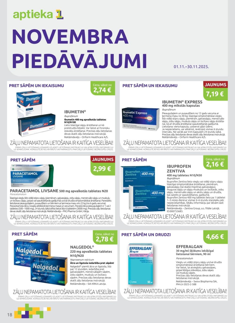 aptieka1 - APTIEKA1 (01.11.2025 - 30.11.2025) - page: 18