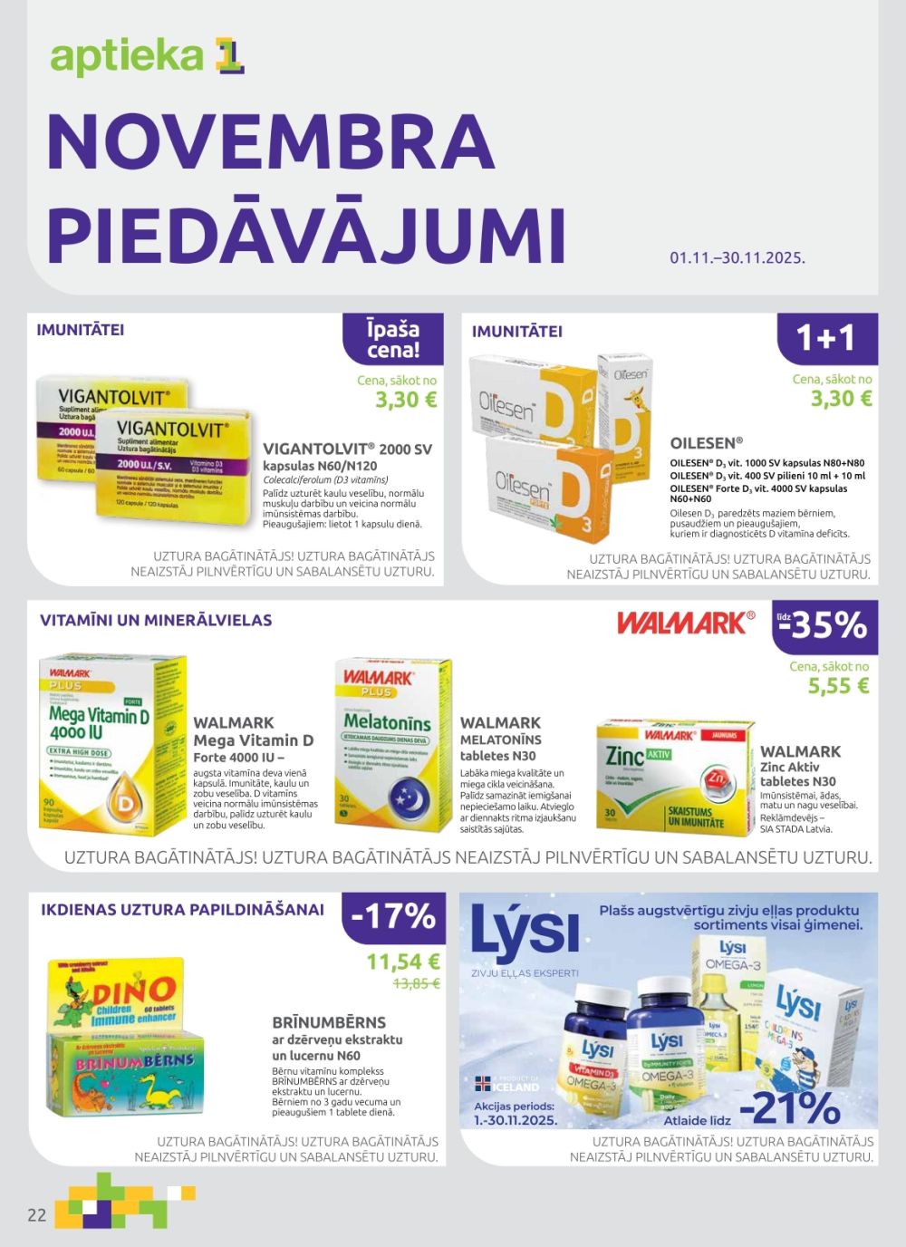 aptieka1 - APTIEKA1 (01.11.2025 - 30.11.2025) - page: 22