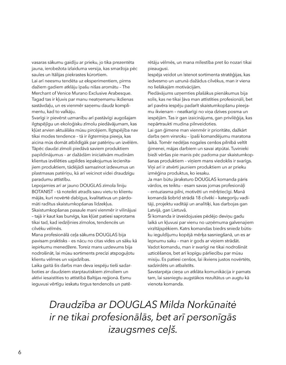 douglas - DOUGLAS - Pavasaris-Vasara 2025 - page: 6 douglas - DOUGLAS - Pavasaris-Vasara 2025 - page: 6