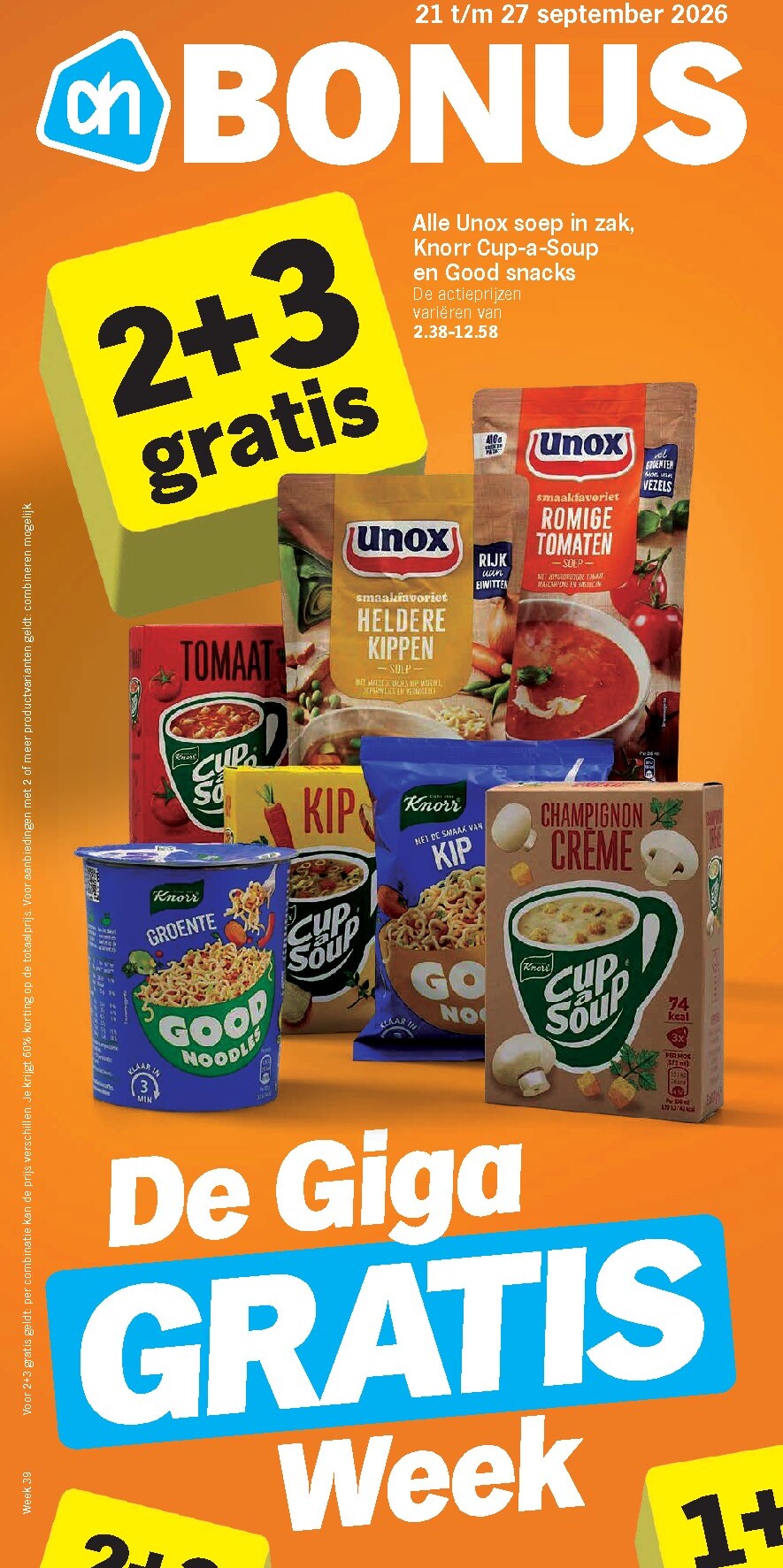 albert-heijn - Albert Heijn folder voor volgende week van maandag 21-09-2026 tot zondag 27-09-2026 - page: 1