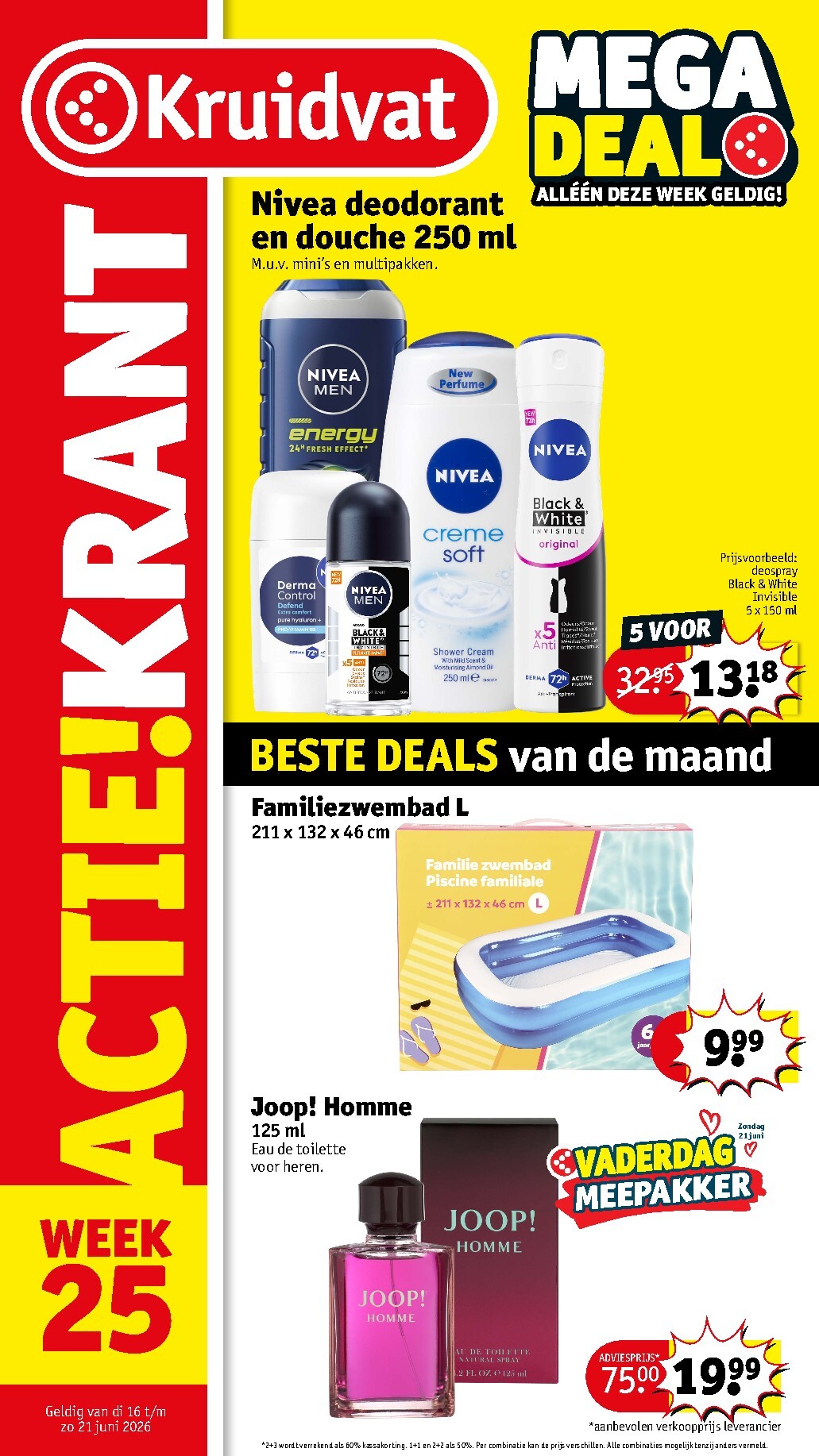 kruidvat - Huidige Kruidvat - Mega Deal folder geldig van dinsdag 16-06-2026 tot zondag 21-06-2026