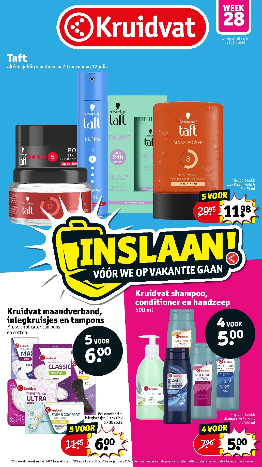 kruidvat - Kruidvat folder voor volgende week van dinsdag 07-07-2026 tot zondag 19-07-2026 - page: 1