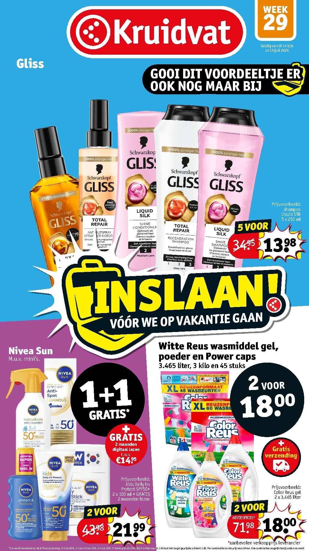 kruidvat - Huidige Kruidvat folder geldig van dinsdag 14-07-2026 tot zondag 19-07-2026
