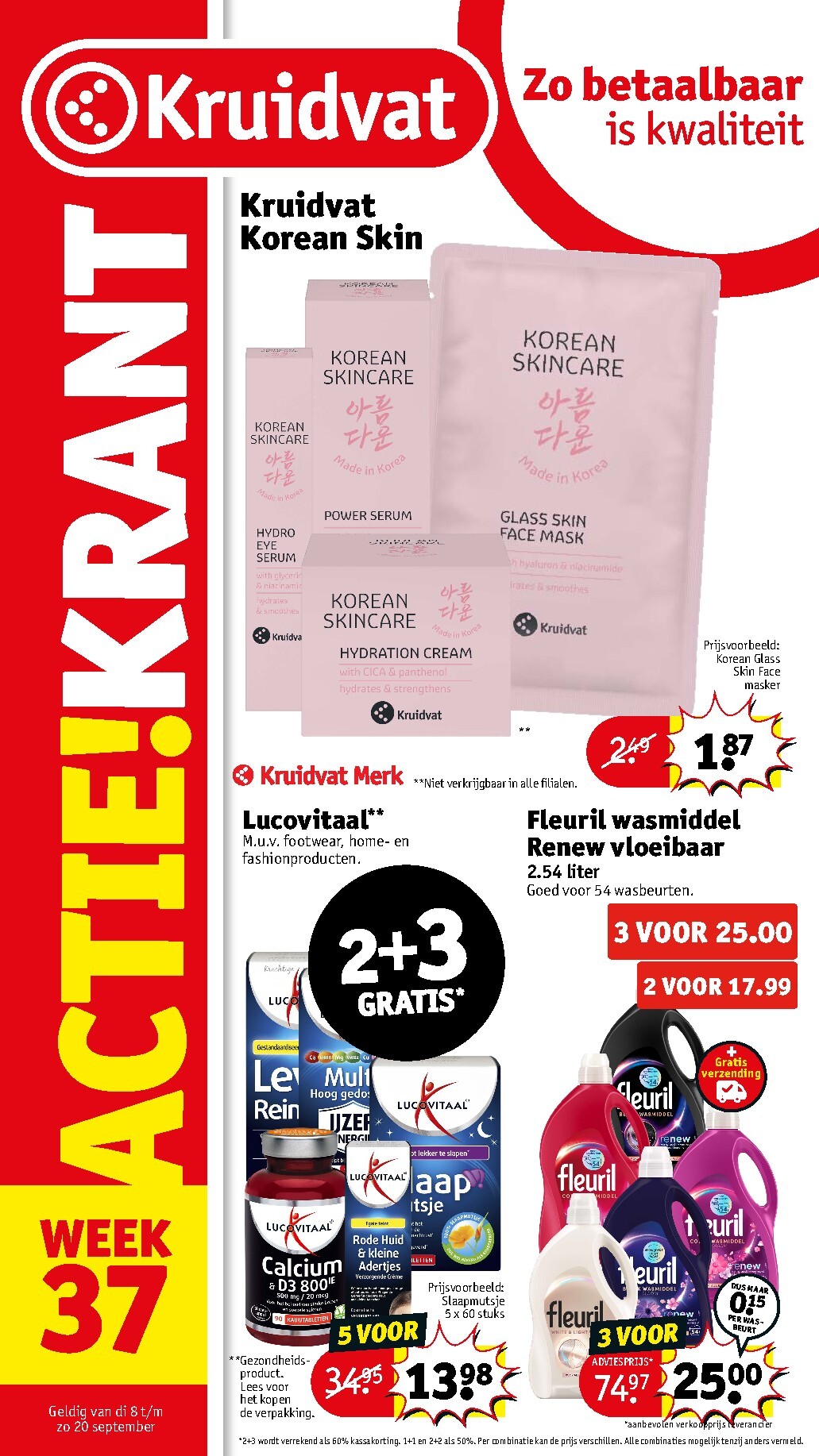 kruidvat - Huidige Kruidvat folder geldig van dinsdag 08-09-2026 tot zondag 20-09-2026 - page: 1