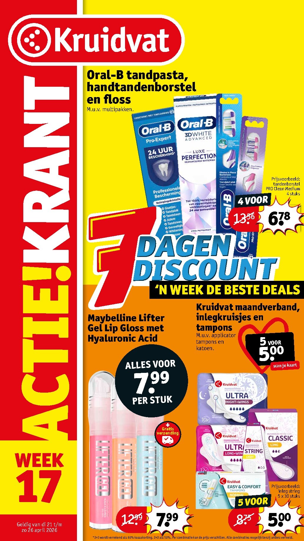 kruidvat - Kruidvat folder voor volgende week van dinsdag 21-04-2026 tot zondag 26-04-2026