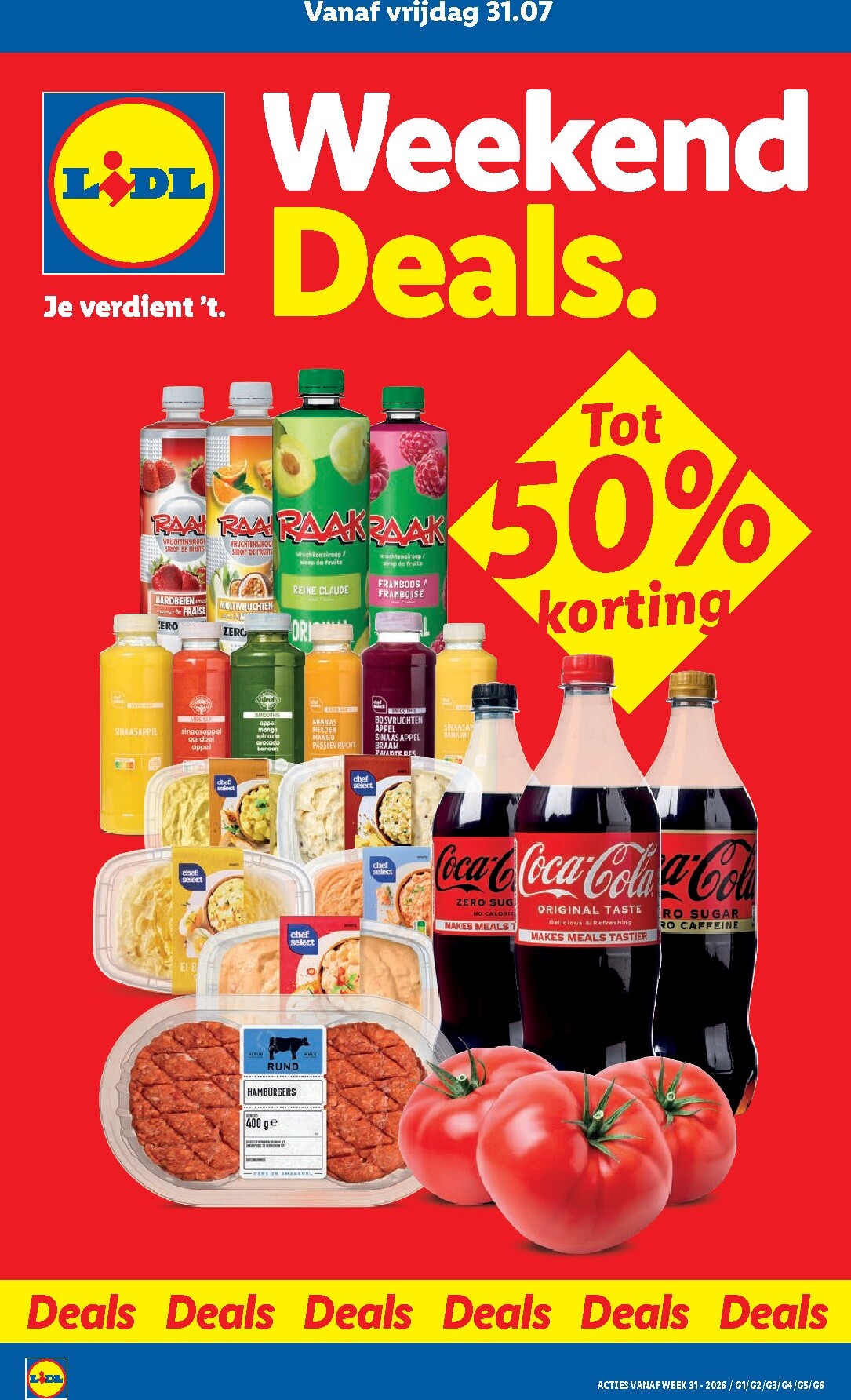 lidl - Lidl - Weekend folder voor volgende week van vrijdag 31-07-2026 tot zondag 02-08-2026