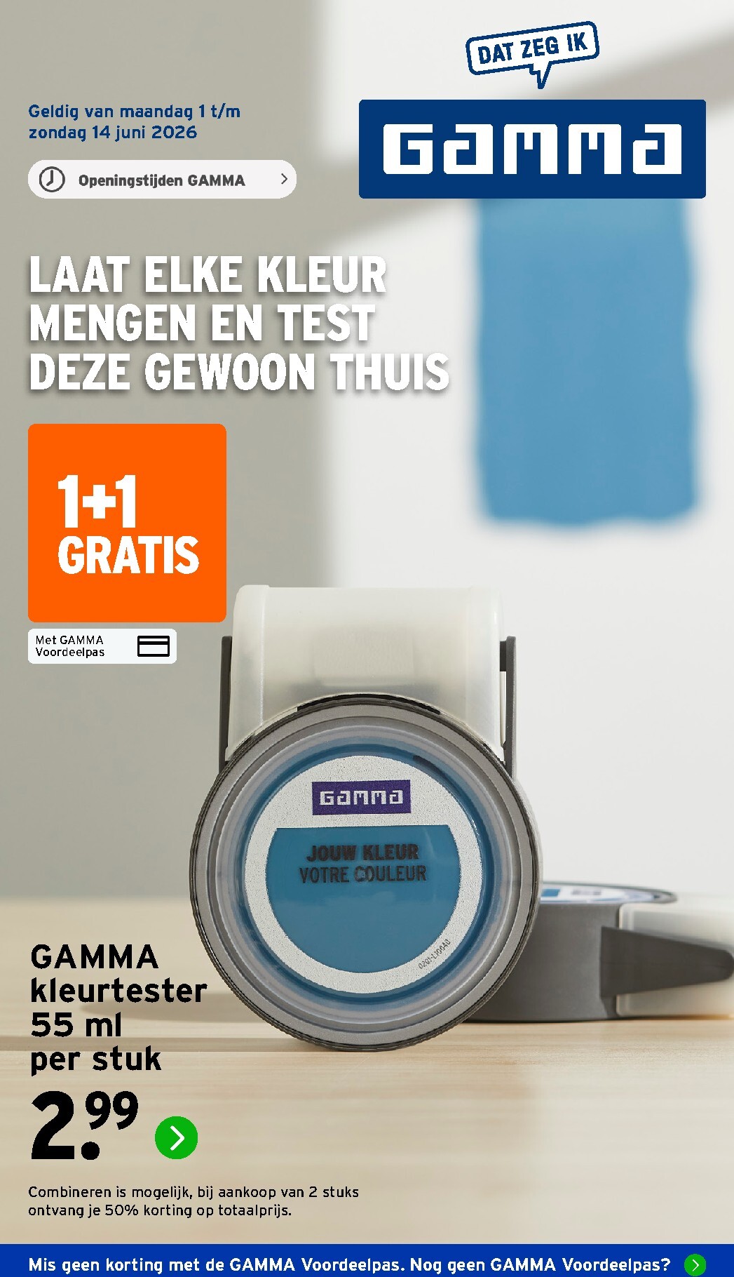 gamma - Huidige Gamma folder geldig van maandag 01-06-2026 tot zondag 14-06-2026 - page: 1