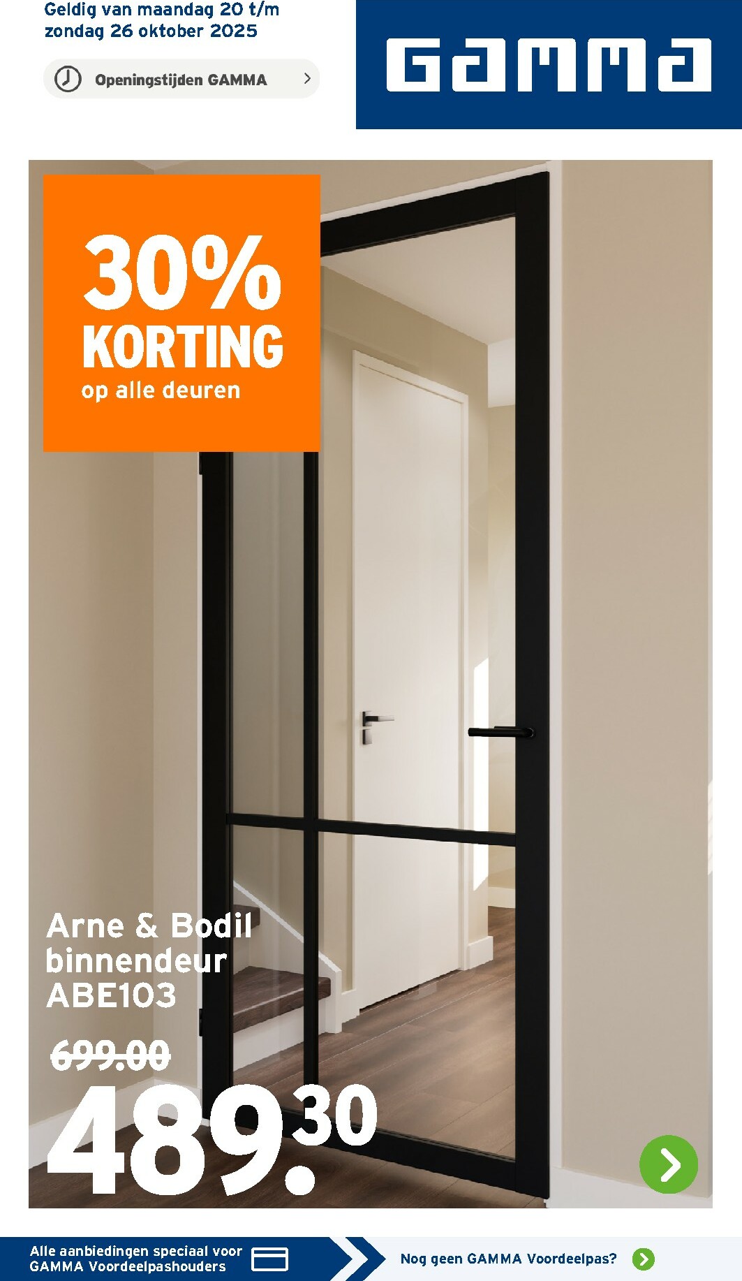 gamma - De Gamma folder geldig vanaf 20-10 t/m 26-10