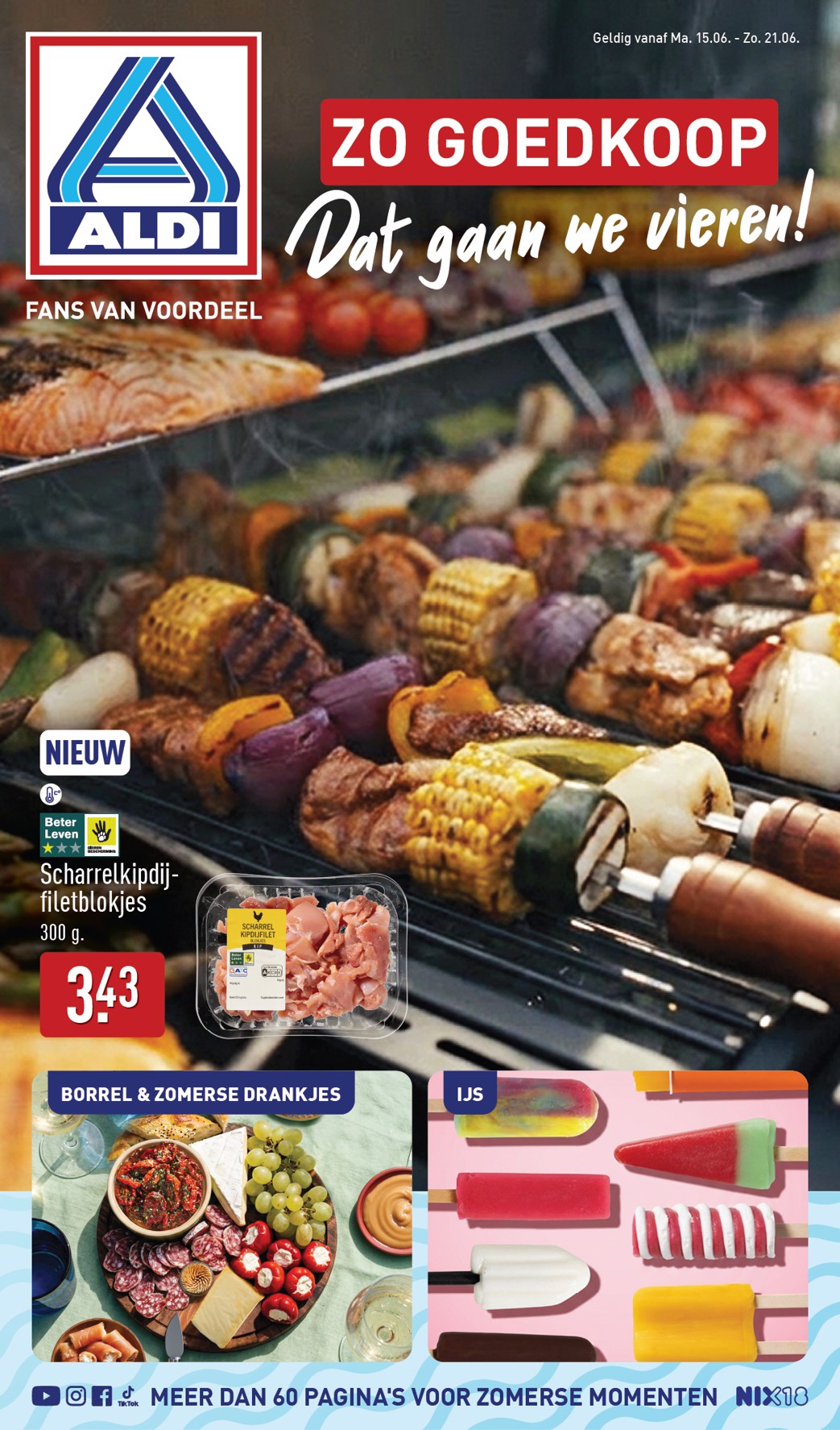 aldi - Huidige ALDI - Zo goedkoop dat gaan we vieren folder geldig van maandag 15-06-2026 tot zondag 21-06-2026