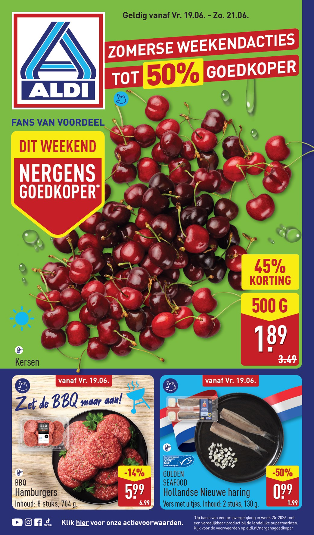 aldi - Huidige ALDI - Weekendfolder van deze week folder geldig van vrijdag 19-06-2026 tot zondag 21-06-2026 - page: 1